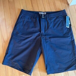 Travis Mathew Dark Blue Flat Front Shorts